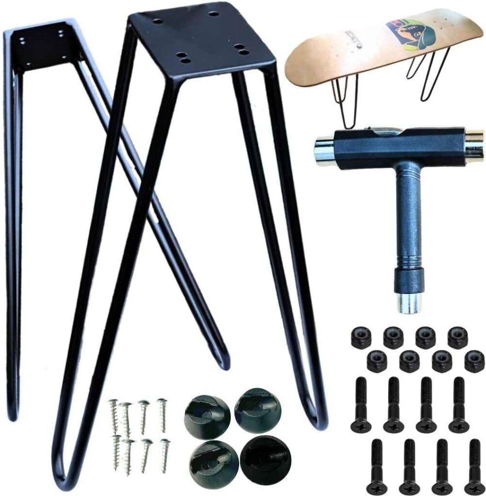 余ったデッキが「武骨な家具」に進化。WLNT SKATEのチェアレッグで部屋をストリート仕様にDIY