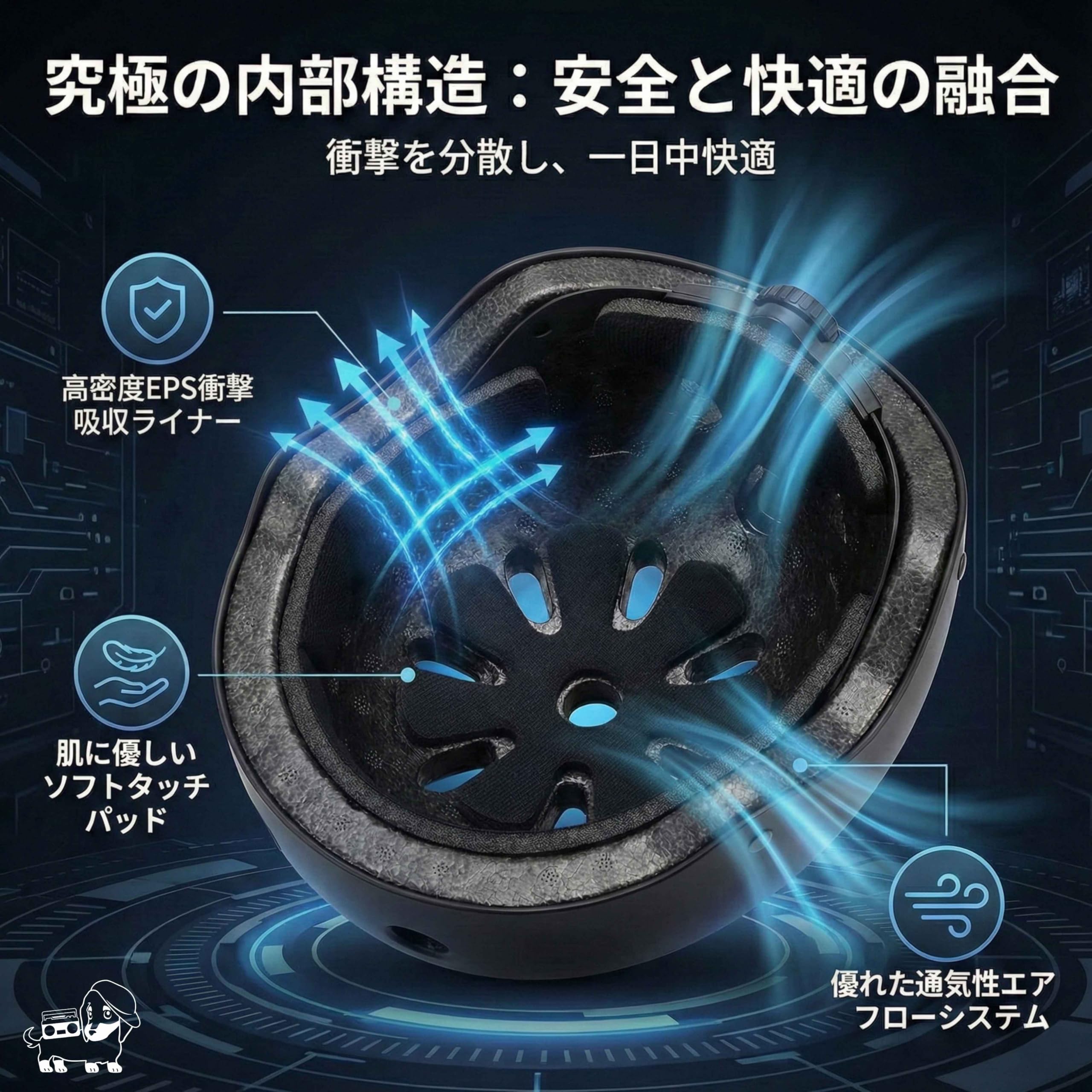 SGマーク認証 ヘルメット キッズ〜大人 / SG-Certified Helmet - 画像 (3)