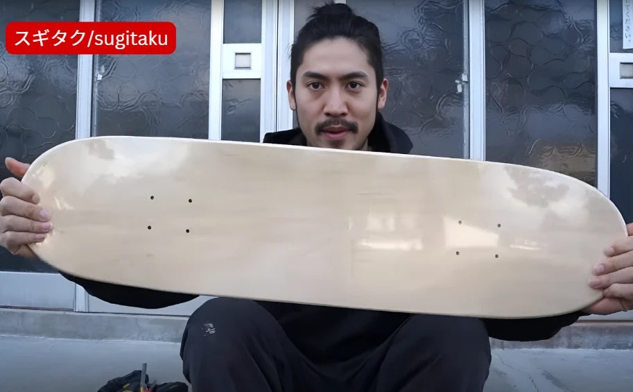 ブランクデッキを持つスギタクさん