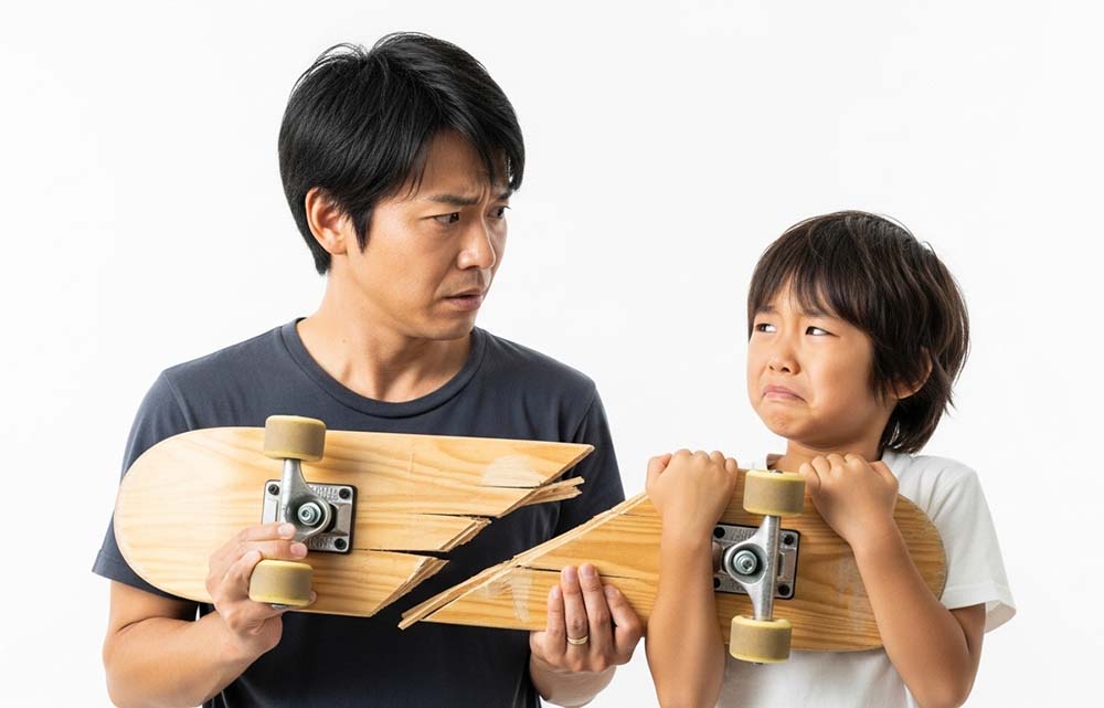 悩む人